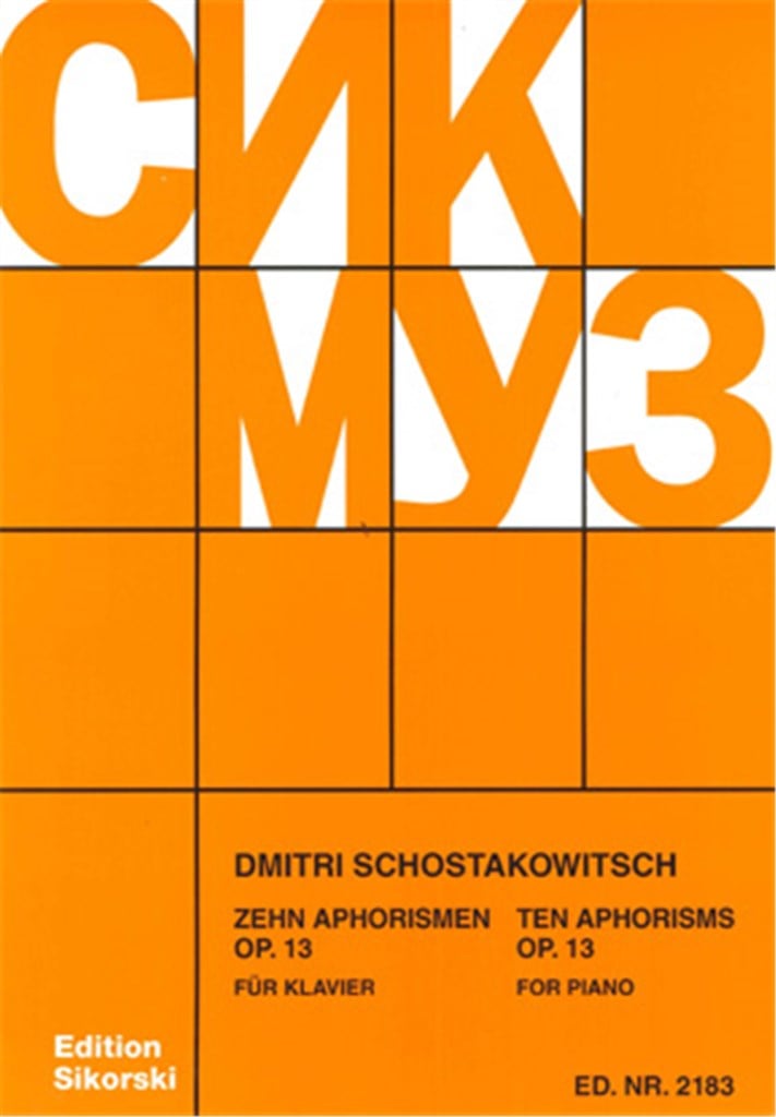 10 Aphorisms Op.13